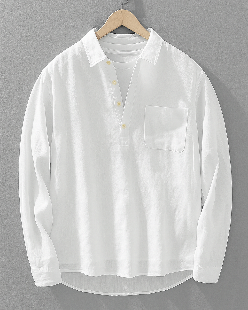 Men's Long Sleeve Pullover Shirt
