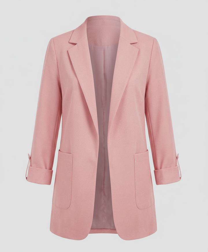 Tailored Open Front Longline Blazer