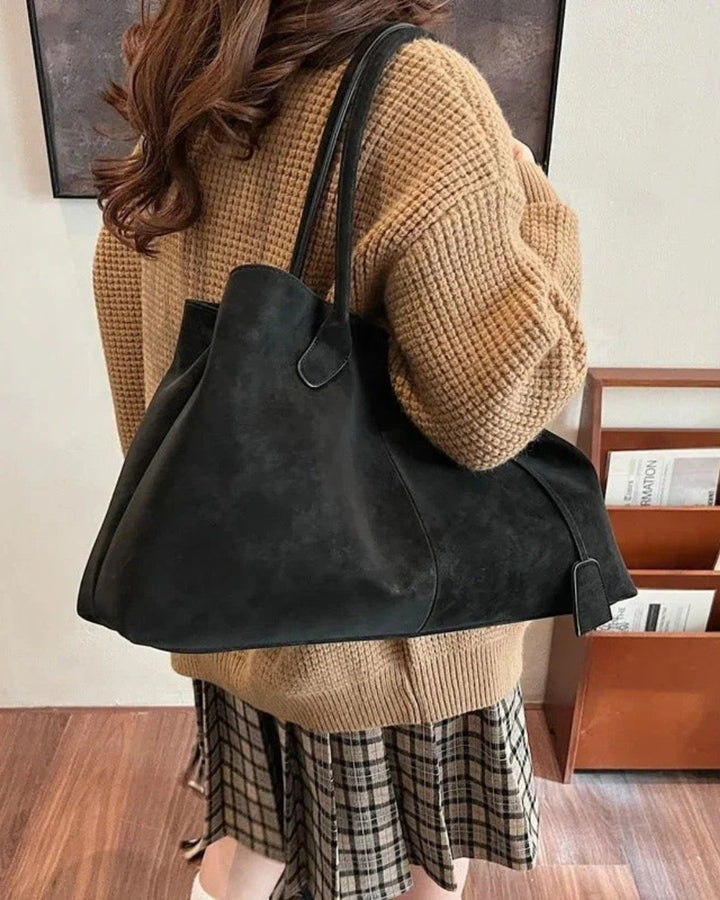 Minimalist Leather Tote Bag for Women