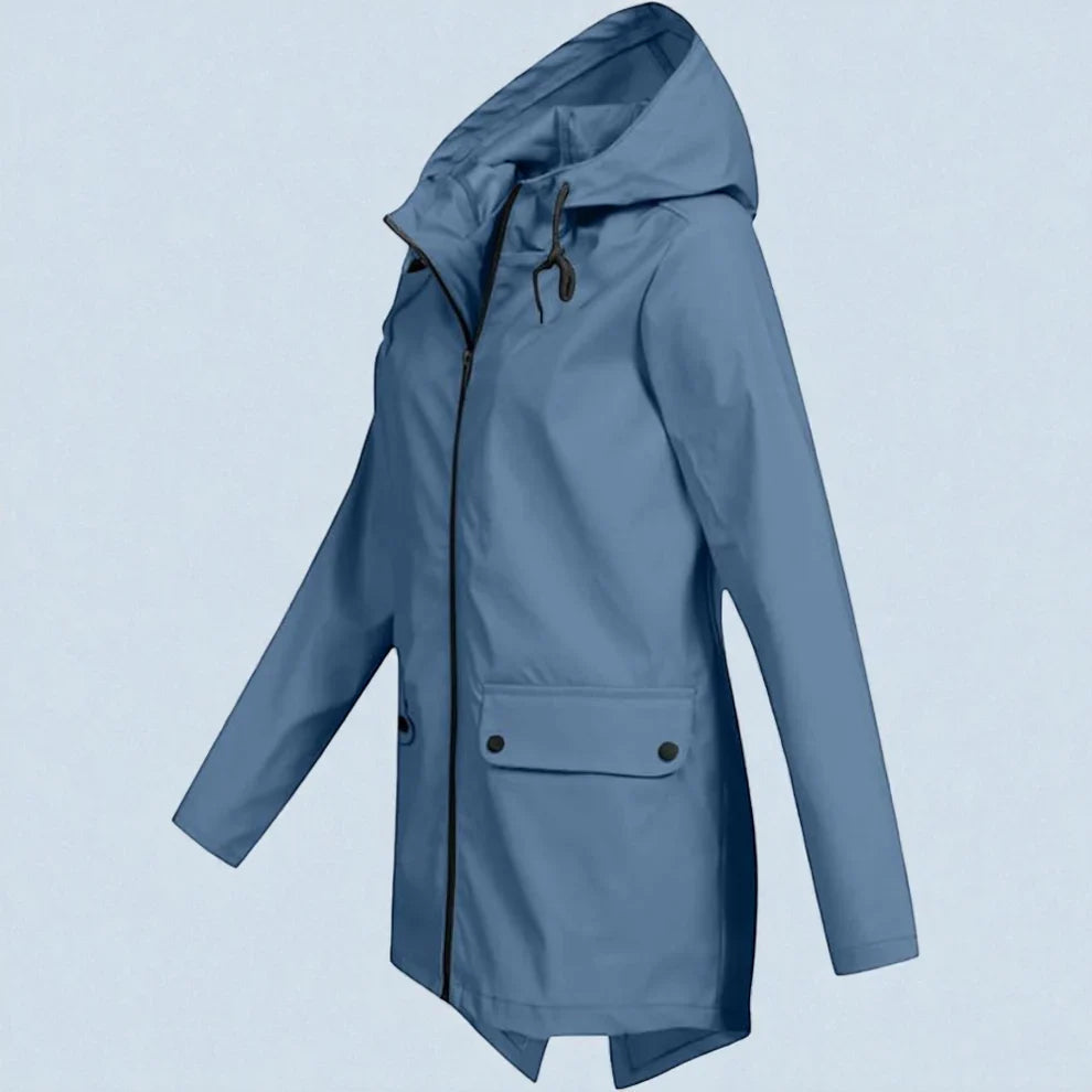 Women's Waterproof Hooded Rain Jacket