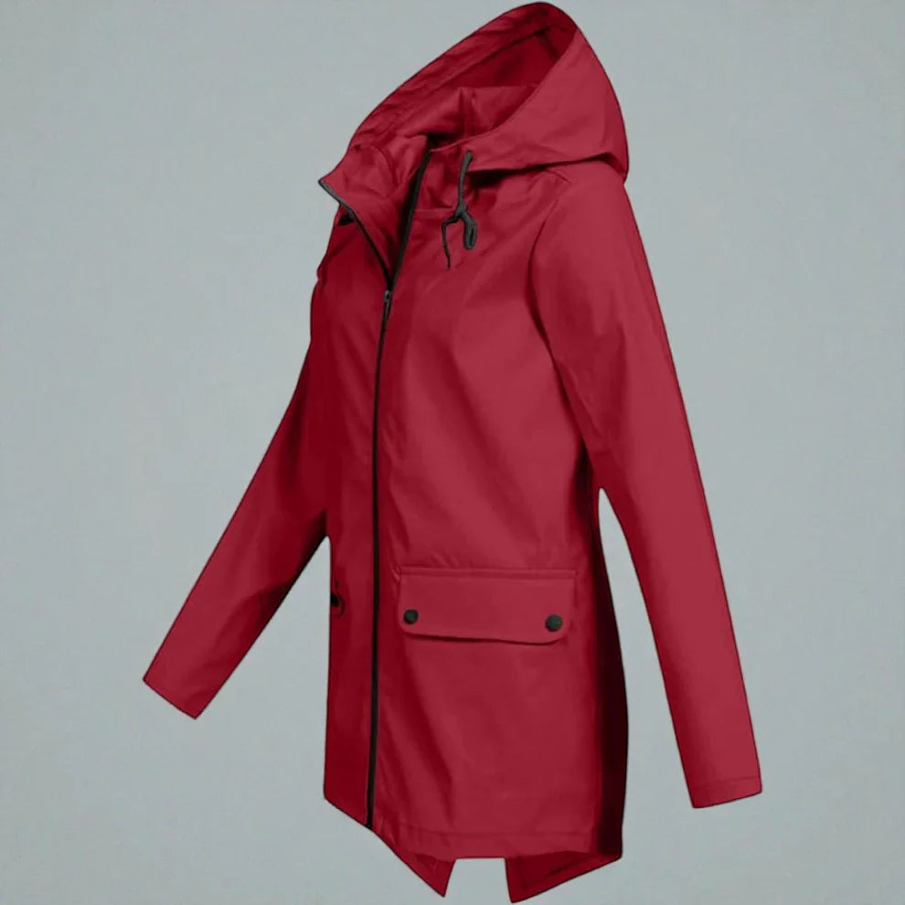 Women's Waterproof Hooded Rain Jacket