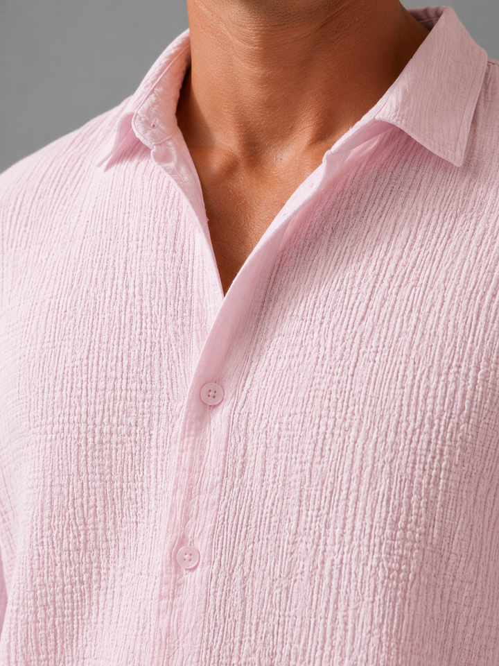 Men's Linen Button Down Shirt