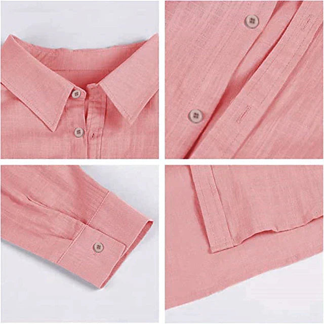 Men’s Long Sleeve Linen Shirt