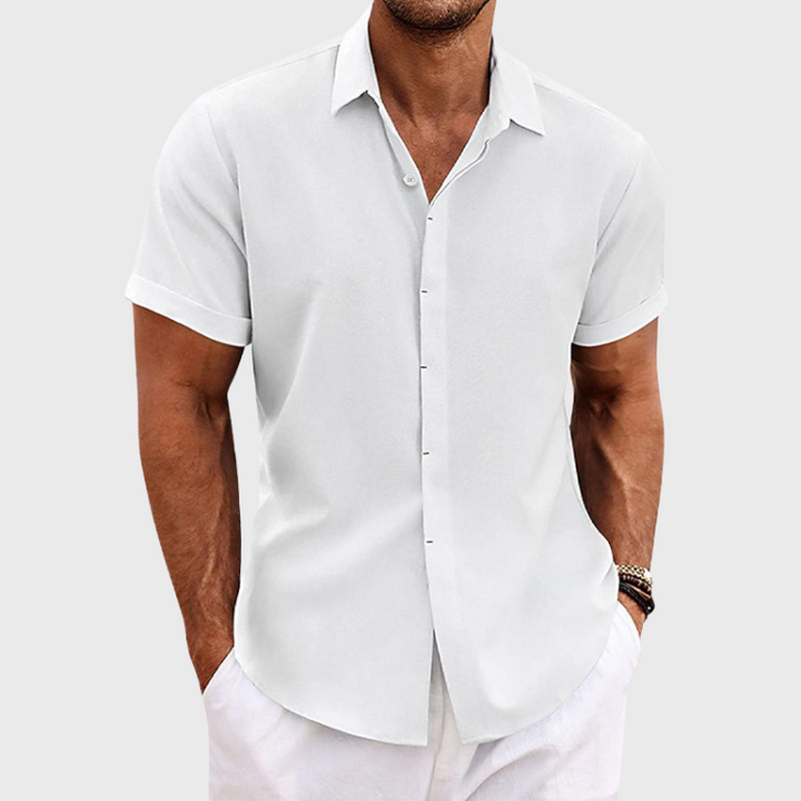 Men's Short Sleeve Button Shirt