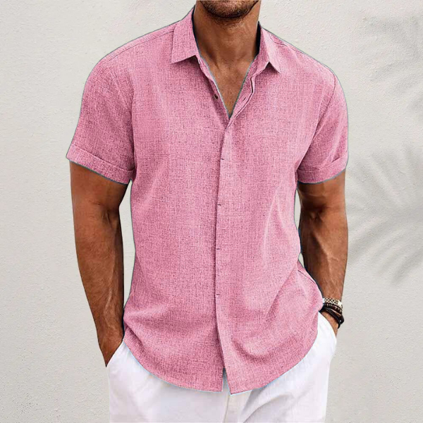 Men's Short Sleeve Button Shirt