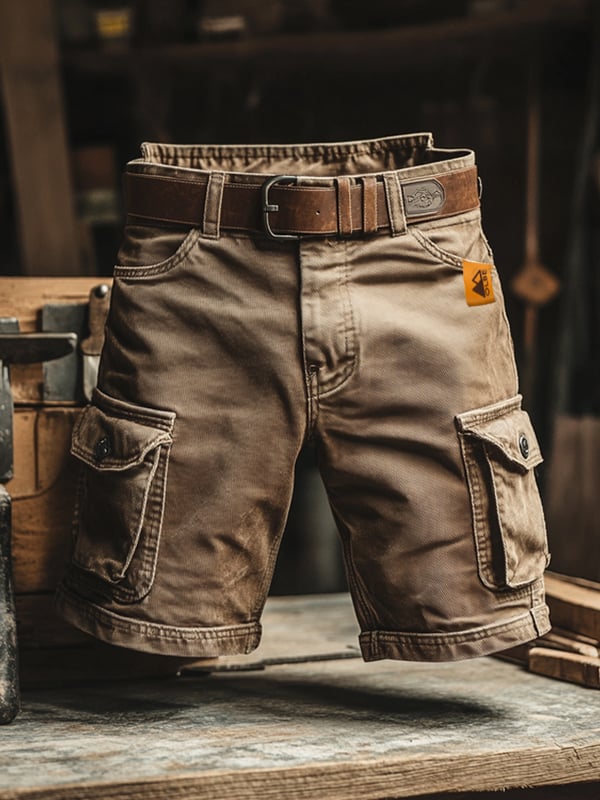 Men's Multi Pocket Cargo Shorts