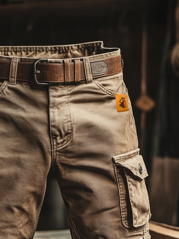Men's Multi Pocket Cargo Shorts