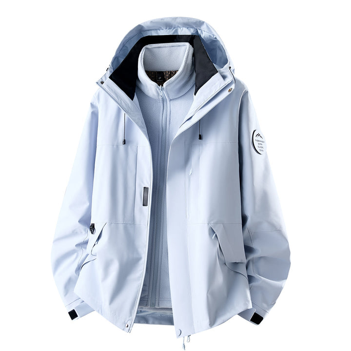 Women's Water-Resistant 3-in-1 Jacket with Removable Fleece Liner