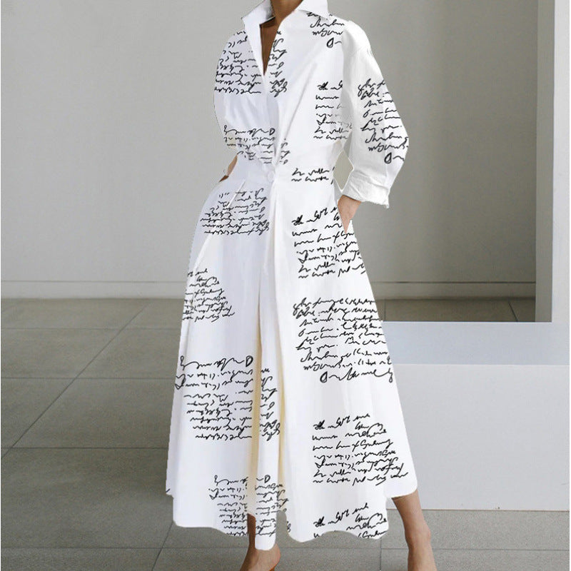 Women's Belted Wrap Midi Shirt Dress