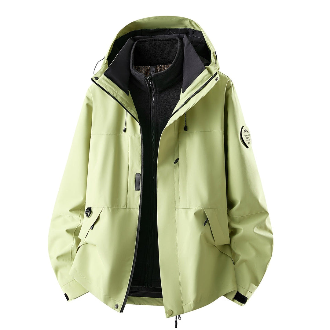 Women's Water-Resistant 3-in-1 Jacket with Removable Fleece Liner