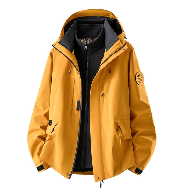 Women's Water-Resistant 3-in-1 Jacket with Removable Fleece Liner