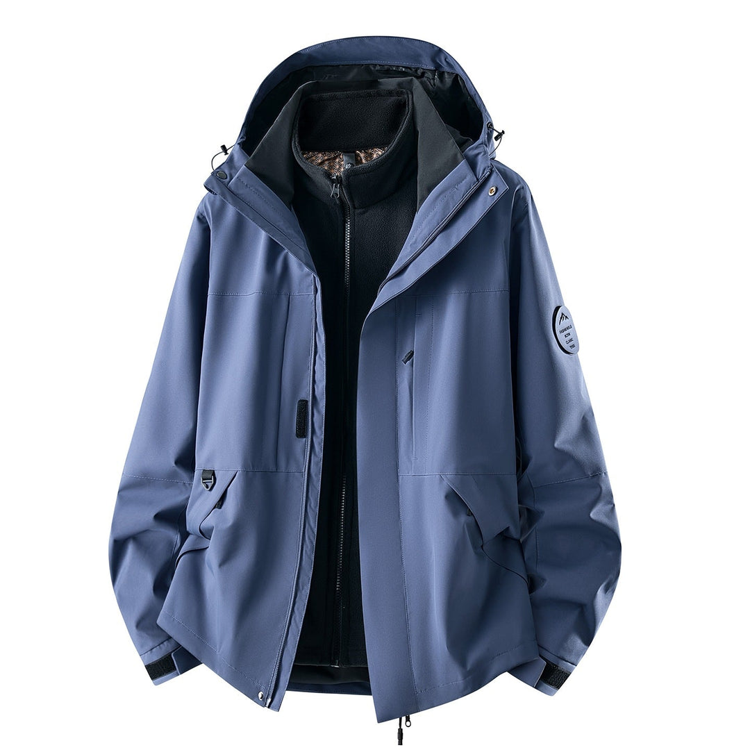 Women's Water-Resistant 3-in-1 Jacket with Removable Fleece Liner