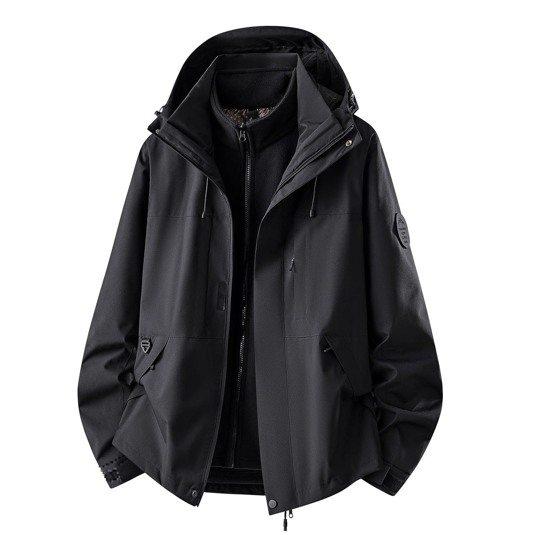 Women's Water-Resistant 3-in-1 Jacket with Removable Fleece Liner