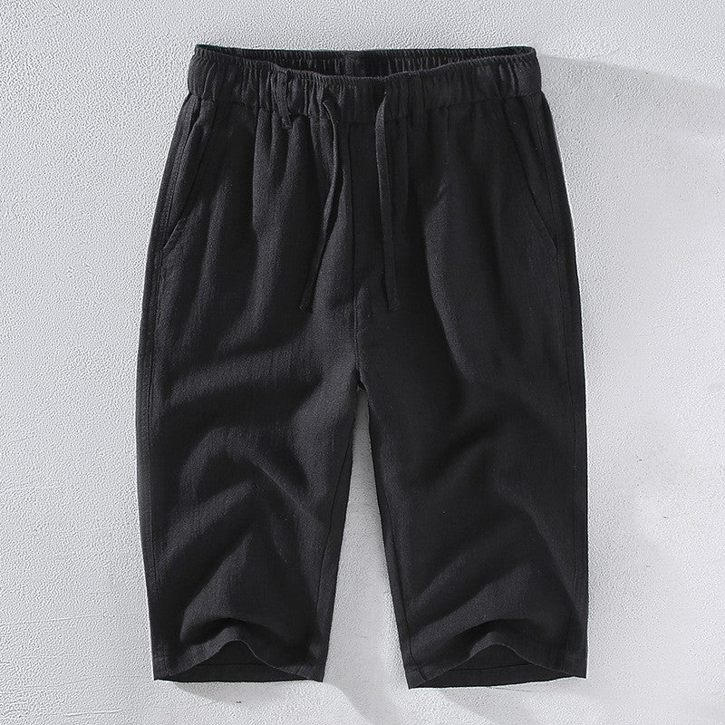 Men's Linen Drawstring Shorts