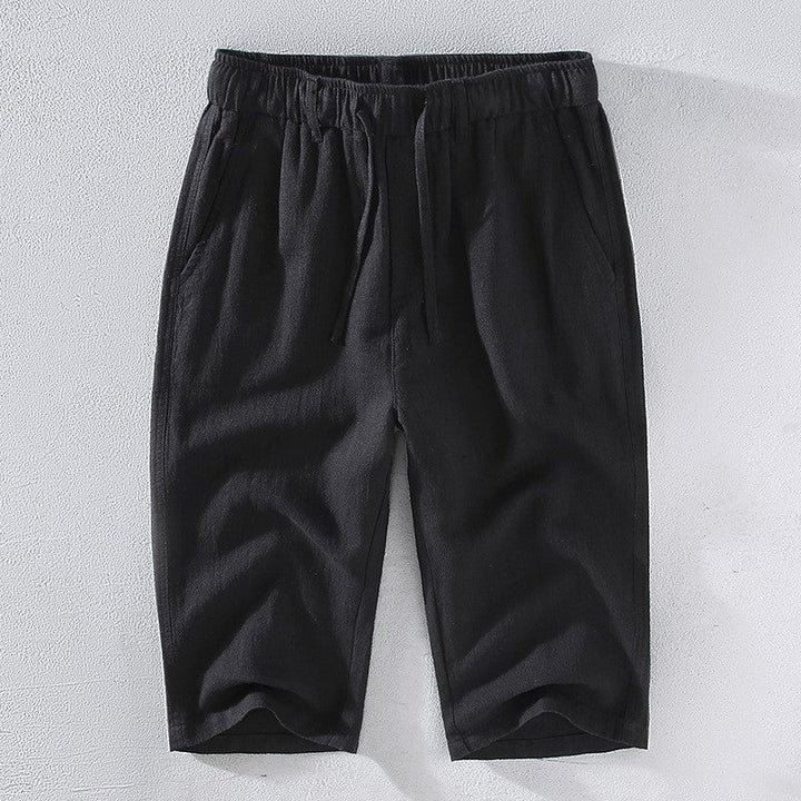 Men's Linen Drawstring Shorts