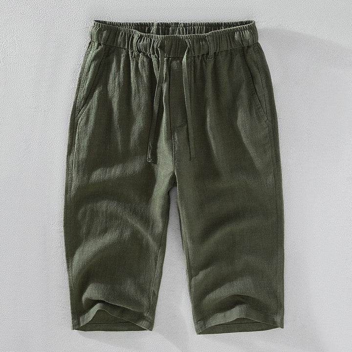 Men's Linen Drawstring Shorts
