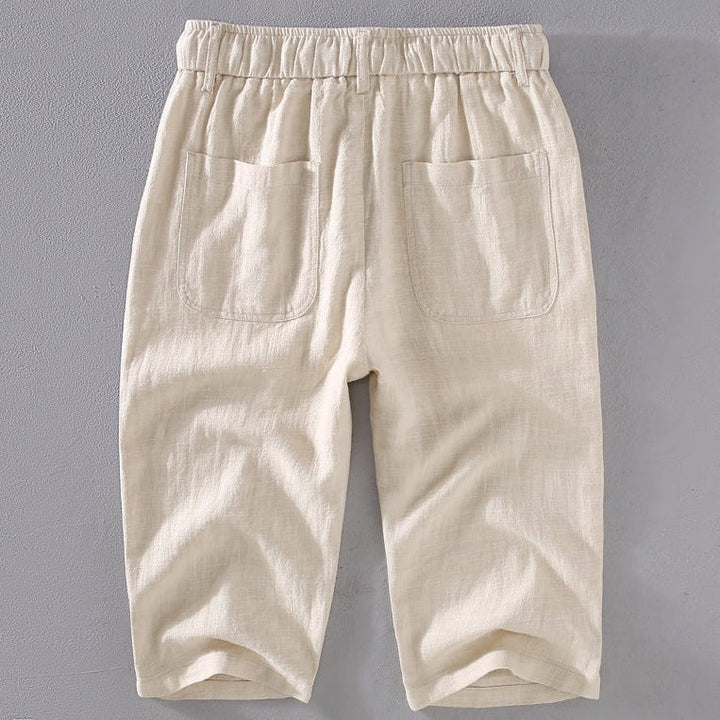Men's Linen Drawstring Shorts
