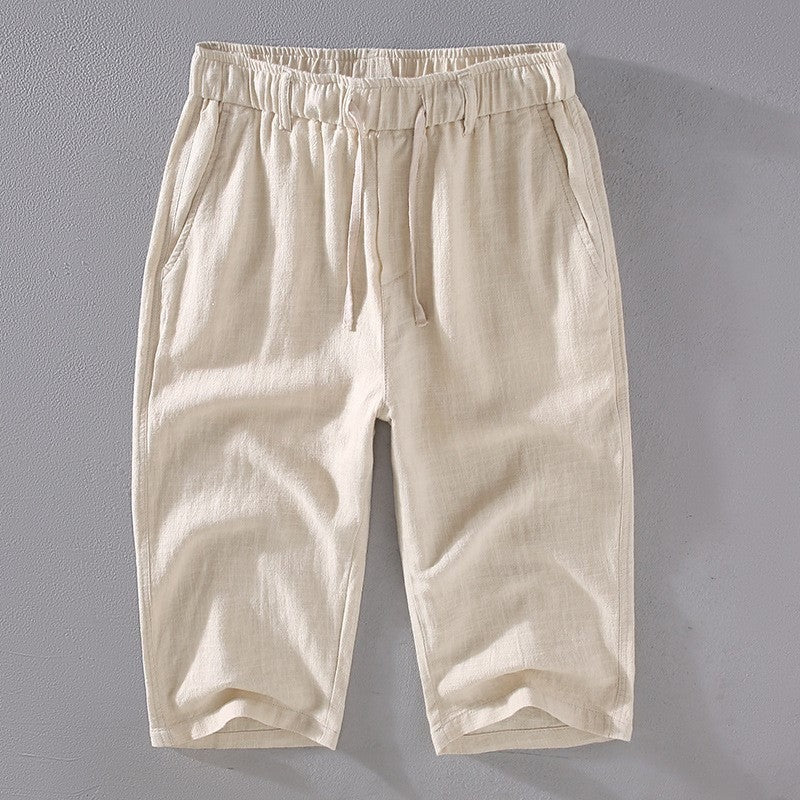 Men's Linen Drawstring Shorts