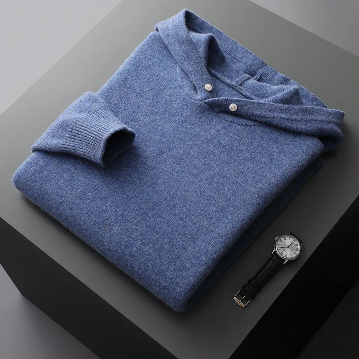 Lightweight Knit Hoodie Sweatshirt