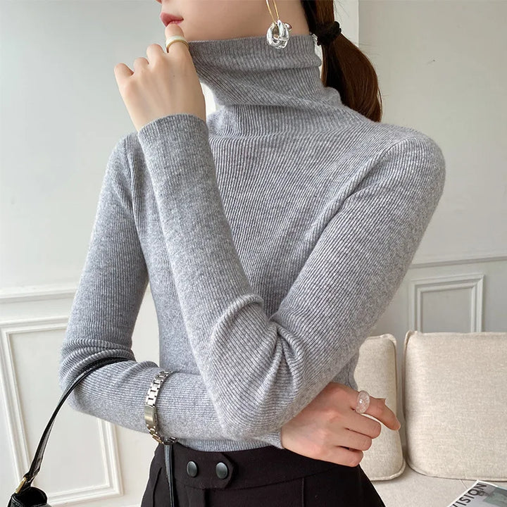 Women's Turtleneck Knit Sweater