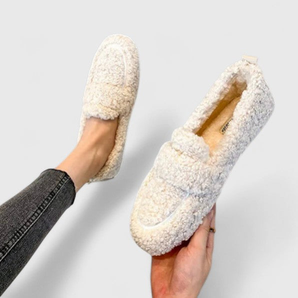 Cozy Sherpa Slip On Loafers