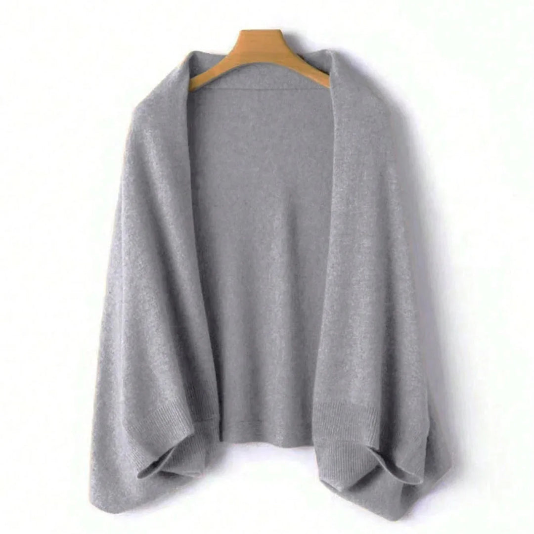 Women's Open Front Knit Shawl Cardigan