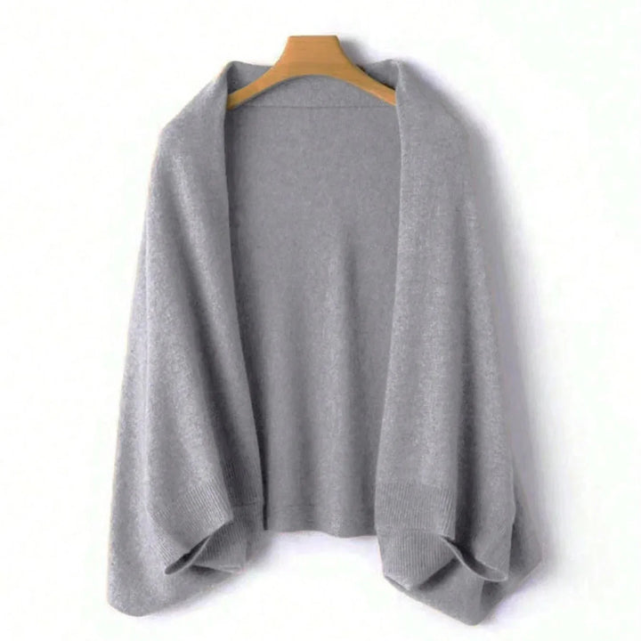Women's Open Front Knit Shawl Cardigan