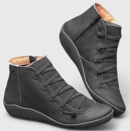Men's Lace Up Leather Ankle Boots