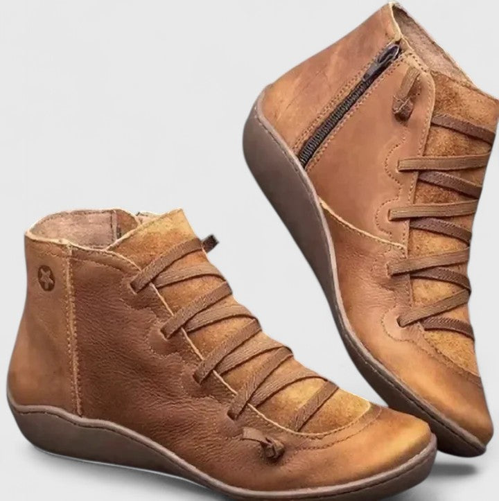 Men's Lace Up Leather Ankle Boots