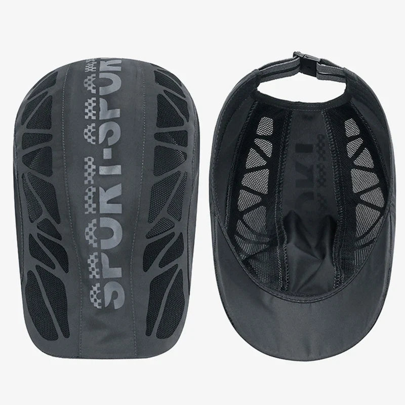 Mesh Panel Curved Brim Sport Cap