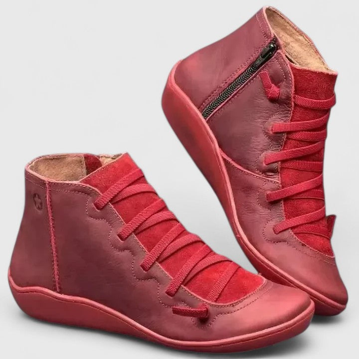 Men's Lace Up Leather Ankle Boots
