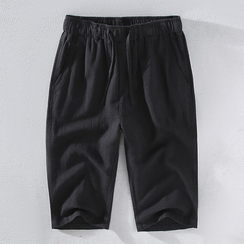 Men's Linen Drawstring Shorts