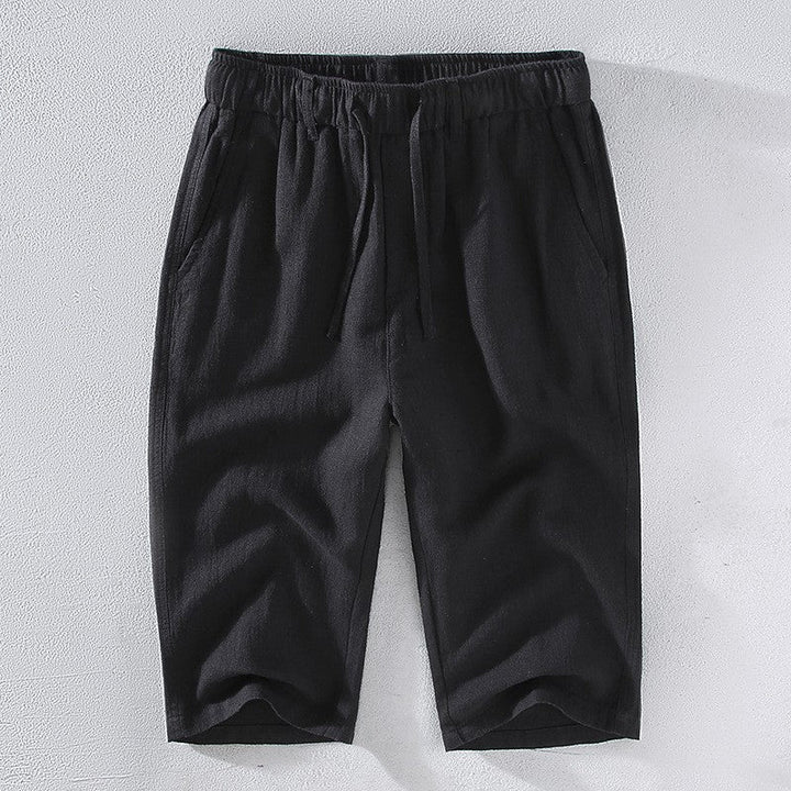 Men's Linen Drawstring Shorts