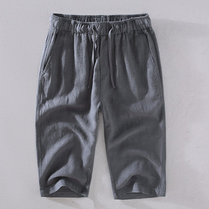 Men's Linen Drawstring Shorts