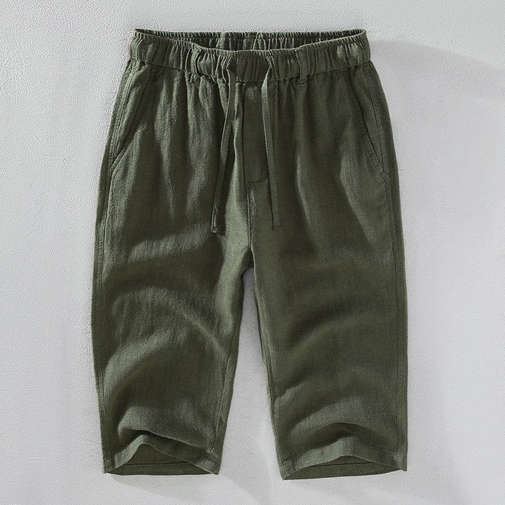 Men's Linen Drawstring Shorts