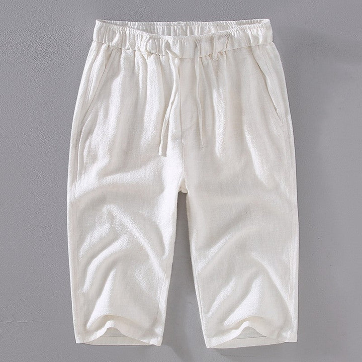 Men's Linen Drawstring Shorts