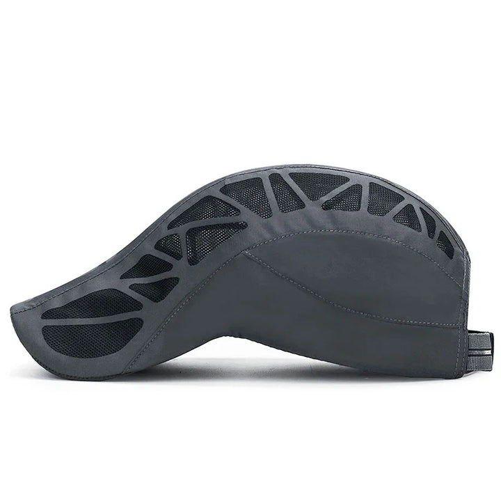 Mesh Panel Curved Brim Sport Cap