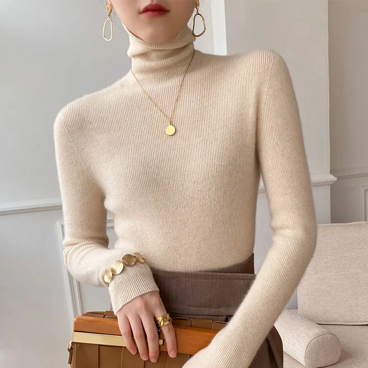 Women's Turtleneck Knit Sweater