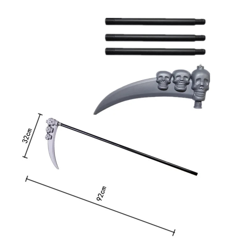 Kid's Grim Reaper Costume Set with Mask and Gloves
