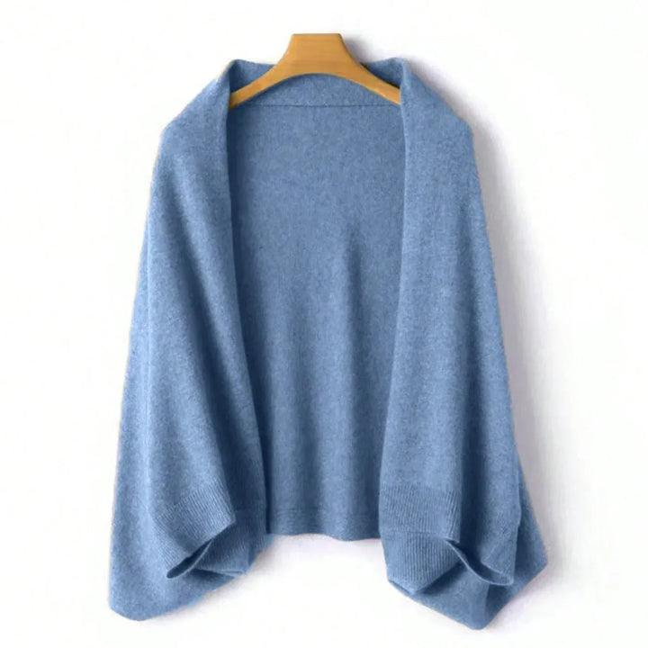 Women's Open Front Knit Shawl Cardigan