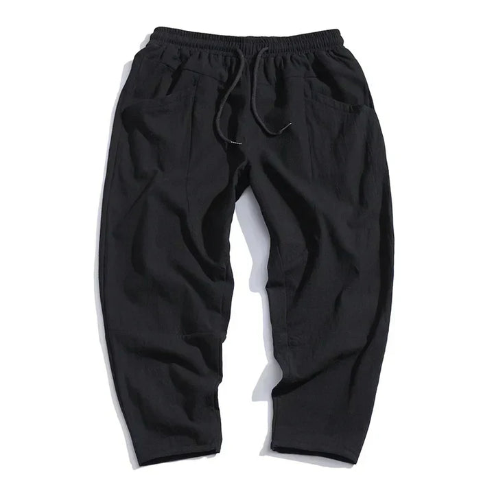 Relaxed Fit Drawstring Pants for Men