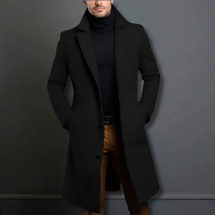 Men's Wool Blend Overcoat Regular Fit