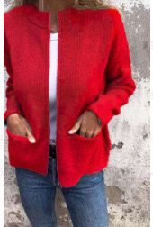 Women's Zip Front Knit Cardigan