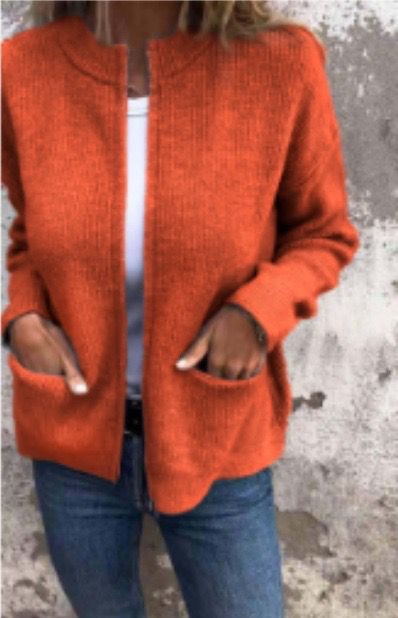 Women's Zip Front Knit Cardigan