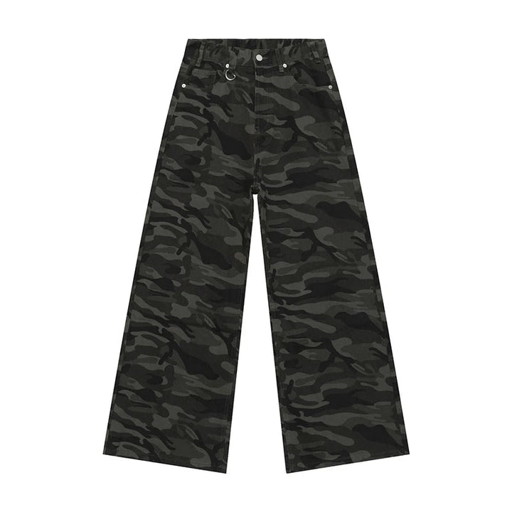 Men's Vintage Wide-Leg Denim Jeans