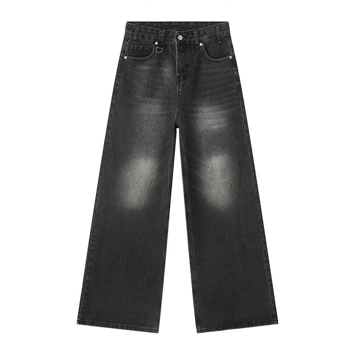 Men's Vintage Wide-Leg Denim Jeans