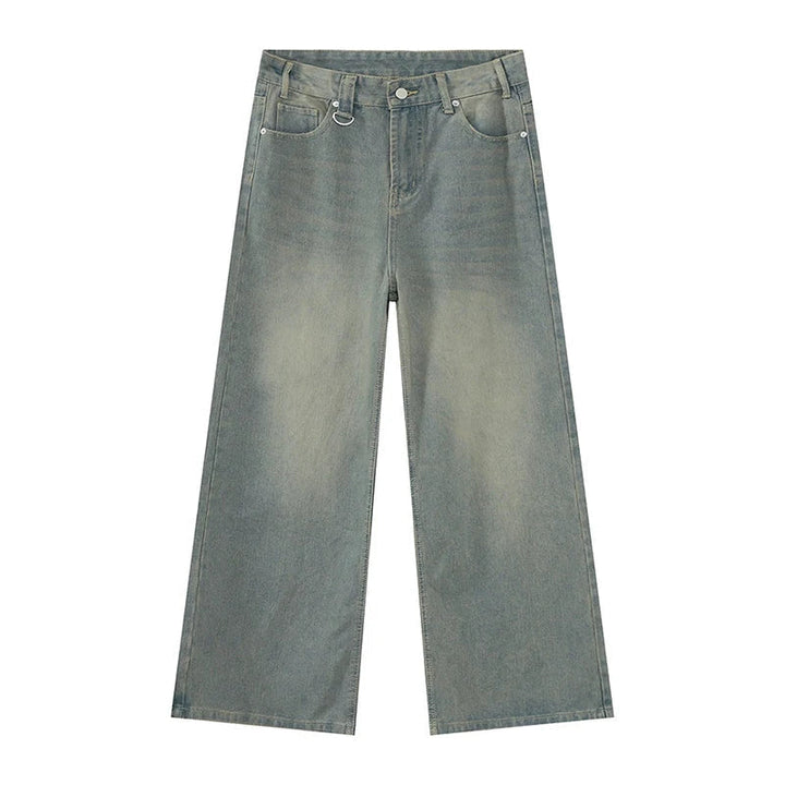 Men's Vintage Wide-Leg Denim Jeans