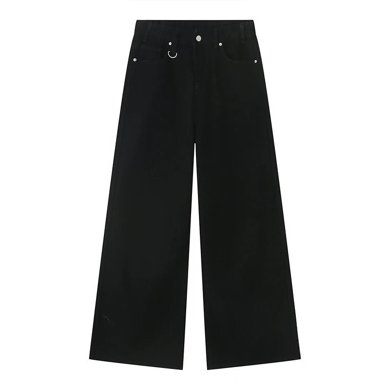 Men's Vintage Wide-Leg Denim Jeans