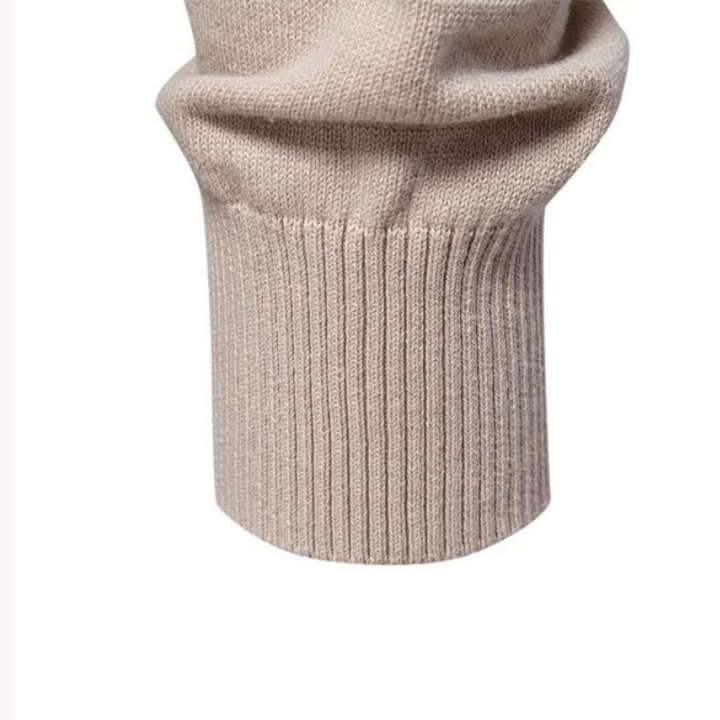 Men's Textured Crew Neck Knit Sweater