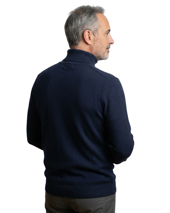 Men's Turtleneck Knit Sweater